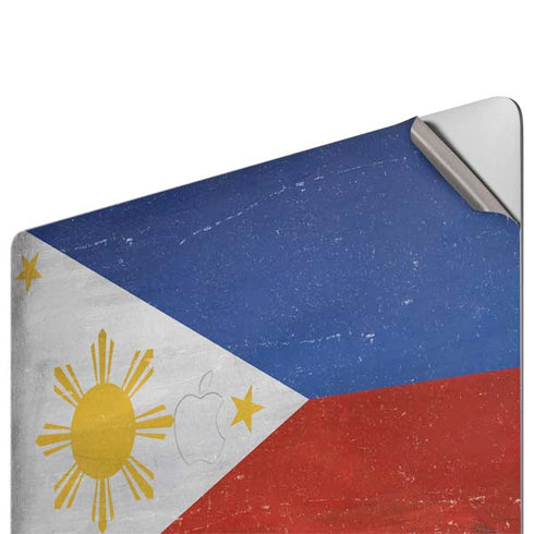 Philippines Flag Distressed Apple MacBook Pro 16-inch Skin
